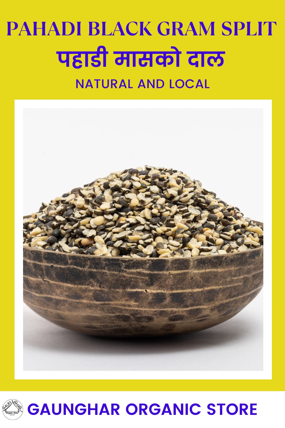 Split Black Gram (Pahadi Maas Ko Dal ) 1 Kg